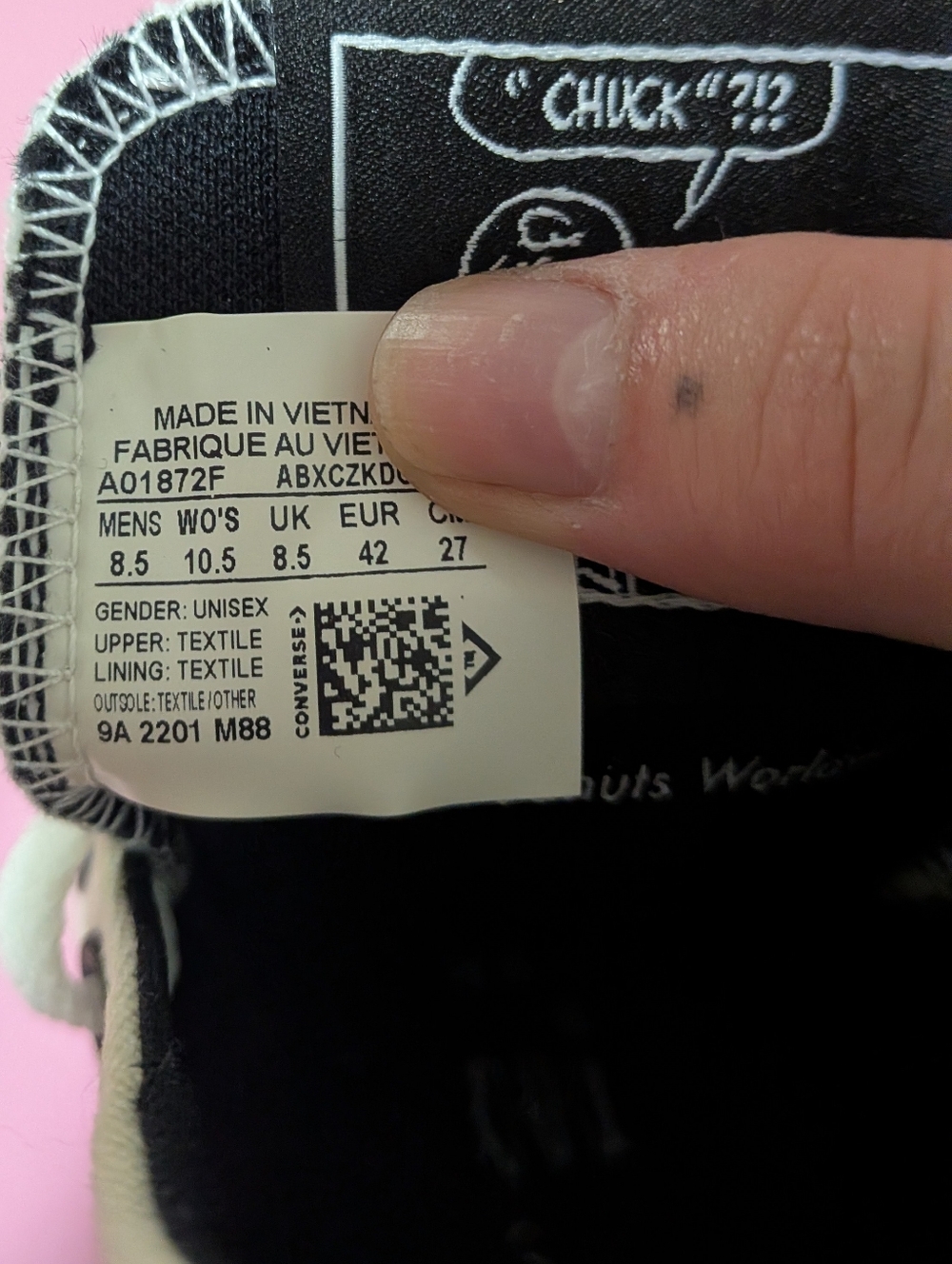 Converse x Peanuts Snoopy and Woodstock CTAS Sneakers Limited Edition - Picture 10 of 10